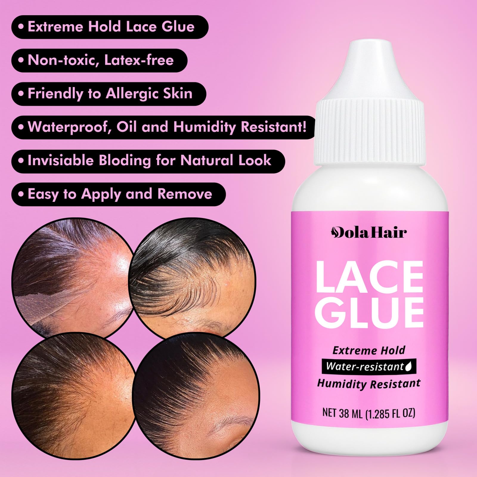 Dolahair lace glue for lace front wigs