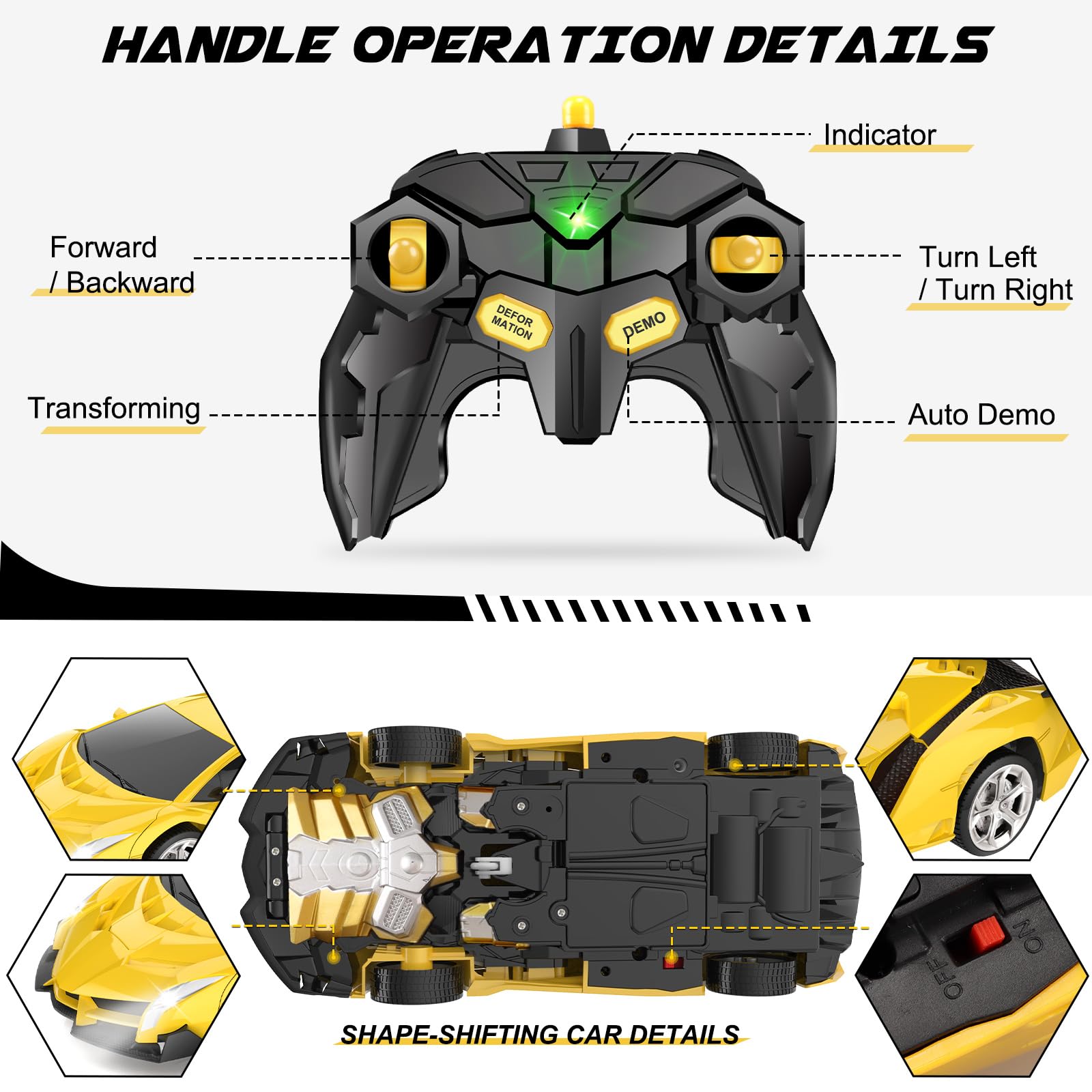 Dolanus gift idea ages 3-12 transforming car