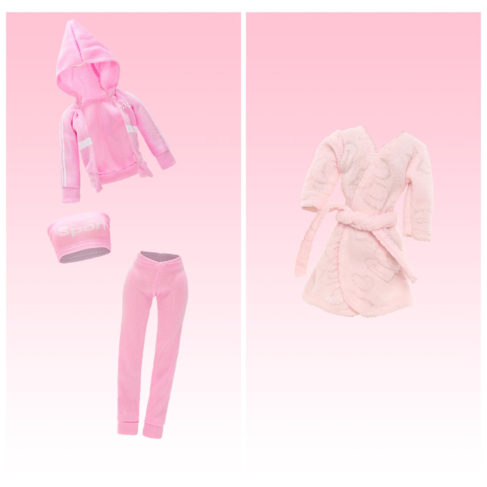 Imaginative dress-up play for 11.5 inch dolls