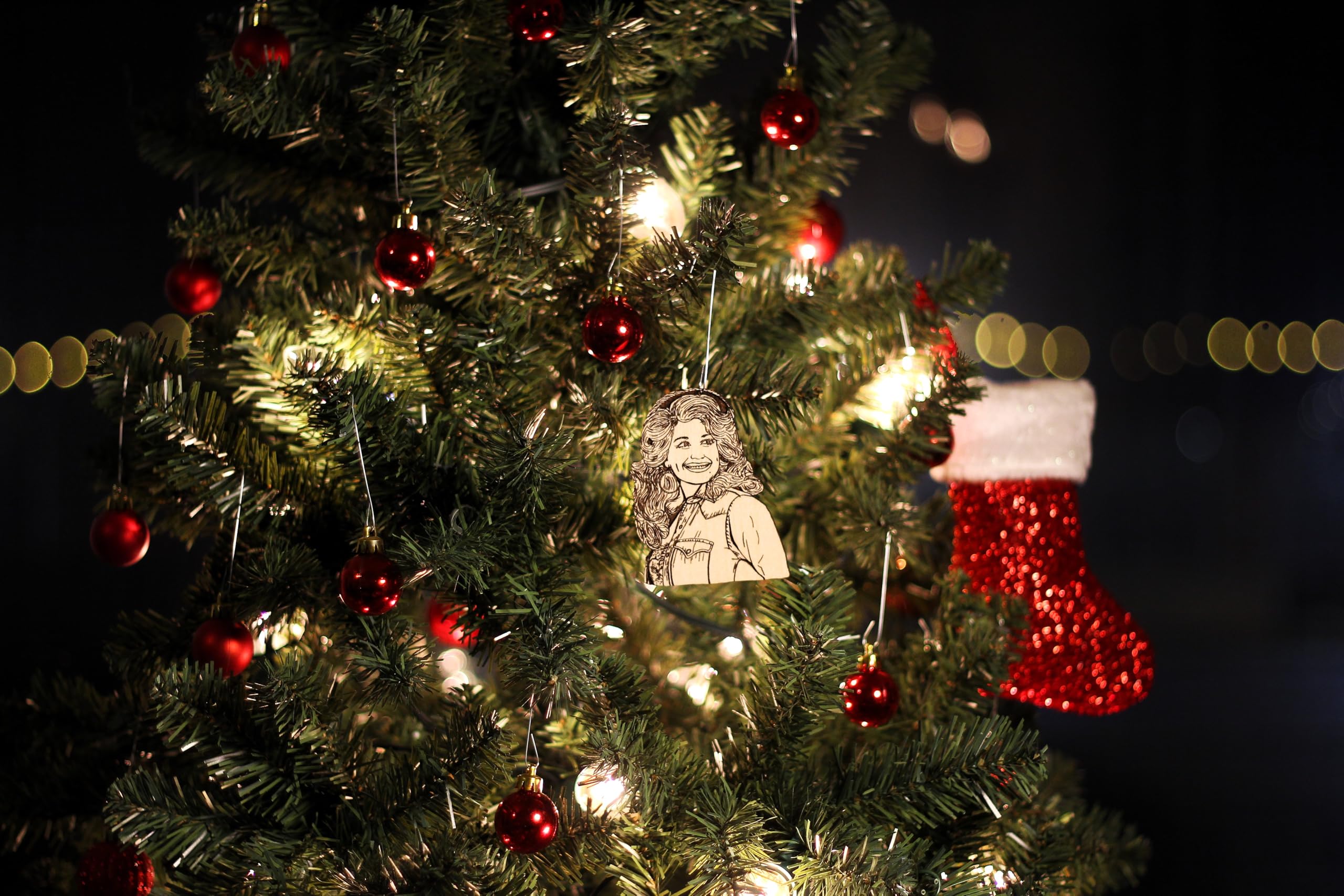 Collectible Dolly Wood Christmas Ornament for gifting