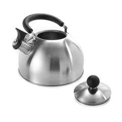 2.1 quart capacity kettle produces about 6 cups of hot water