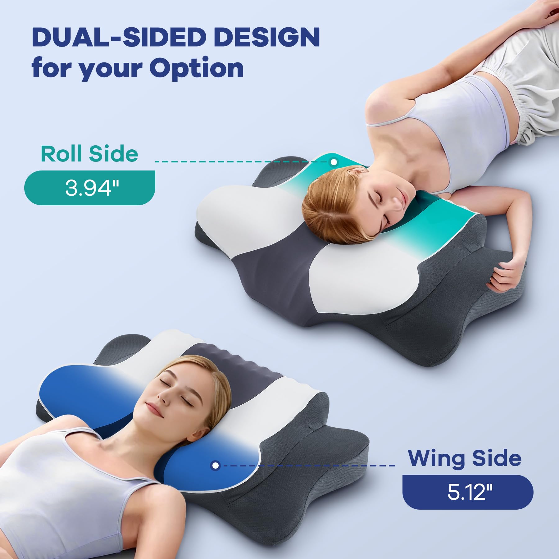 Memory foam expansion and care notes for pillow