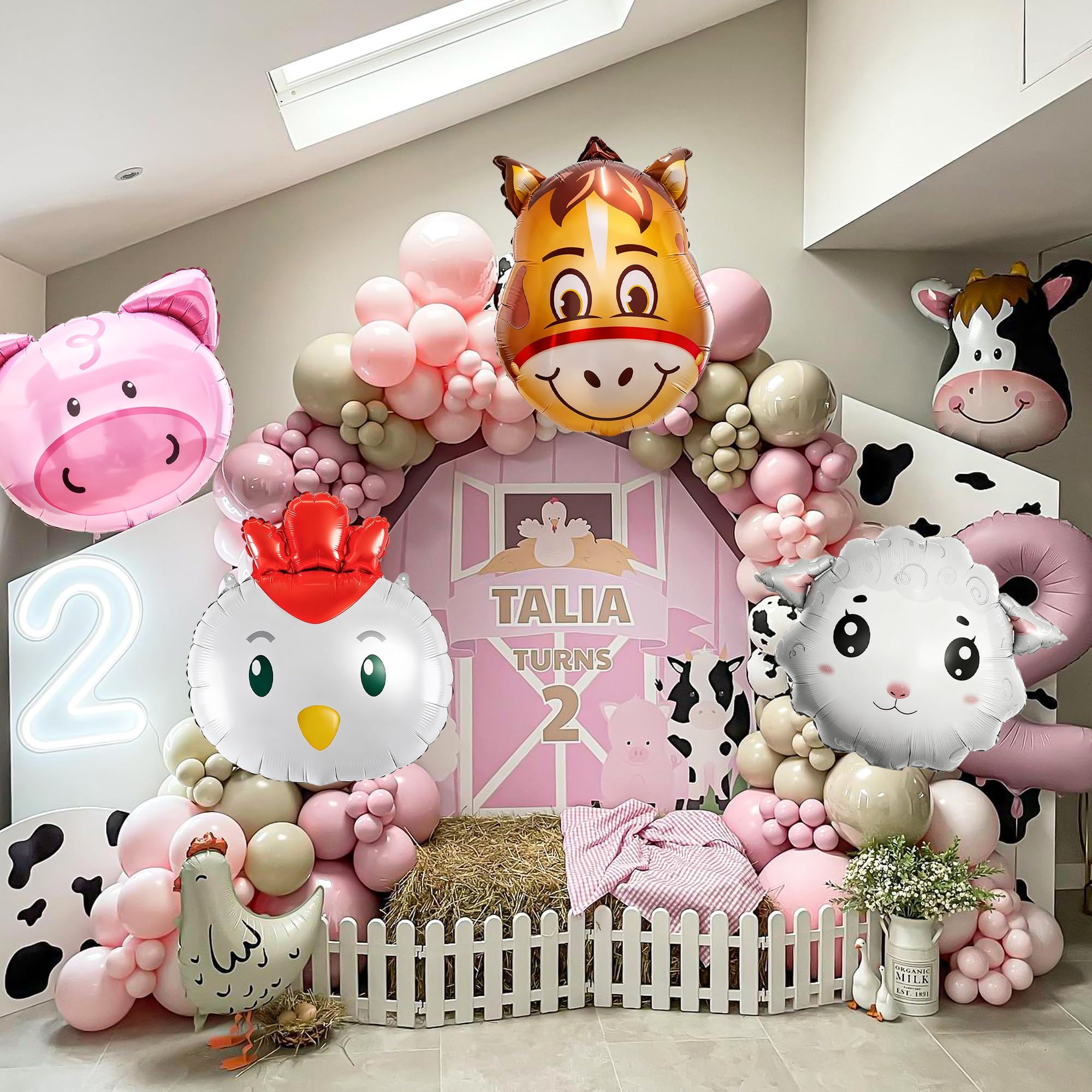 Farm Animal Balloons Set chicken balloon