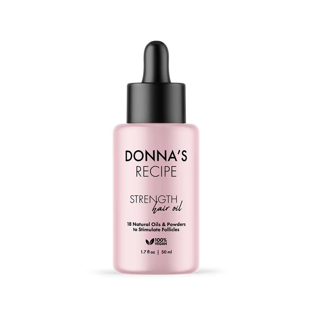 Donna's Recipe Tabitha Brown Strength Hair Oil bottle