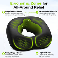 Memory foam core of AUVON donut pillow
