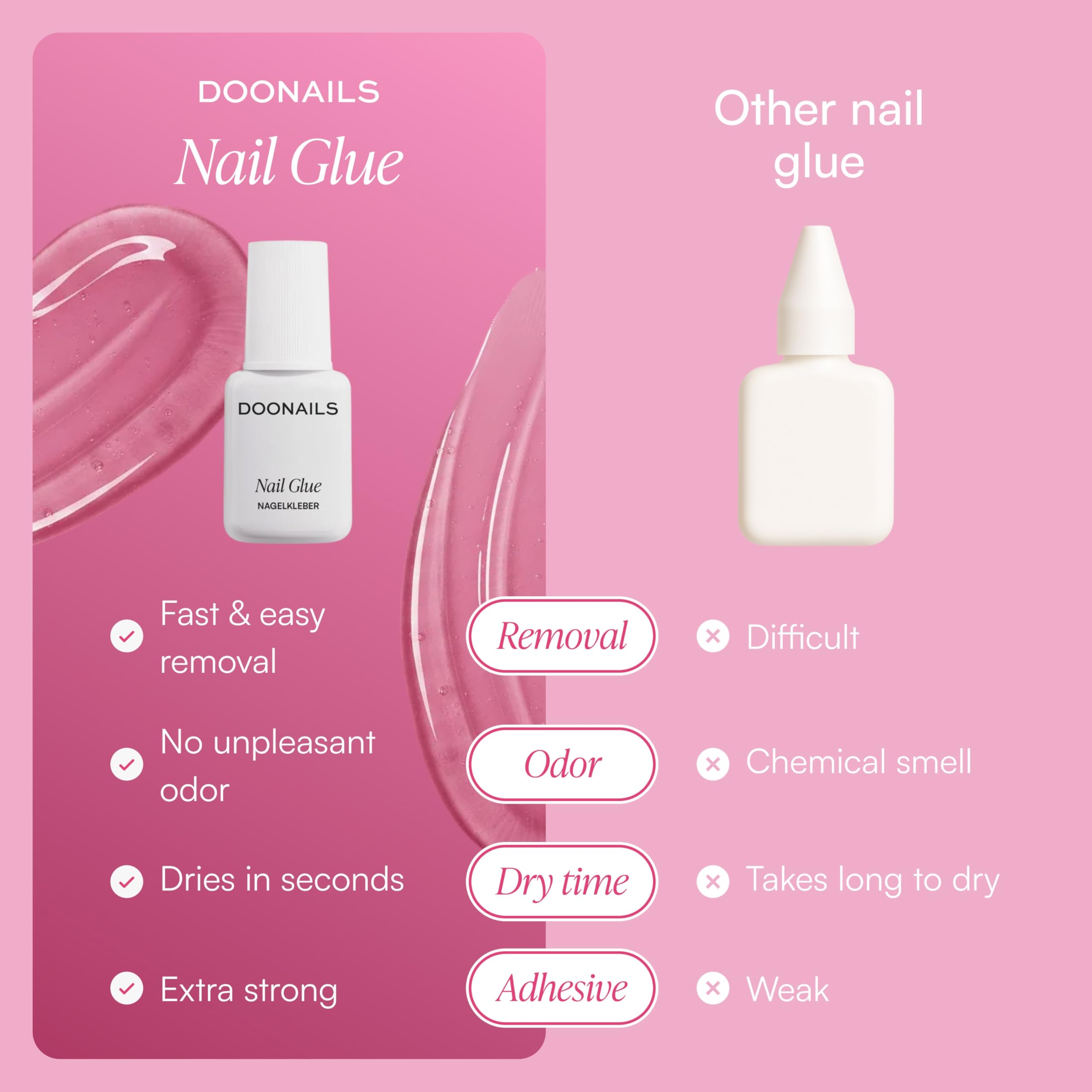 DOONAILS nail glue designed for art and fake nails