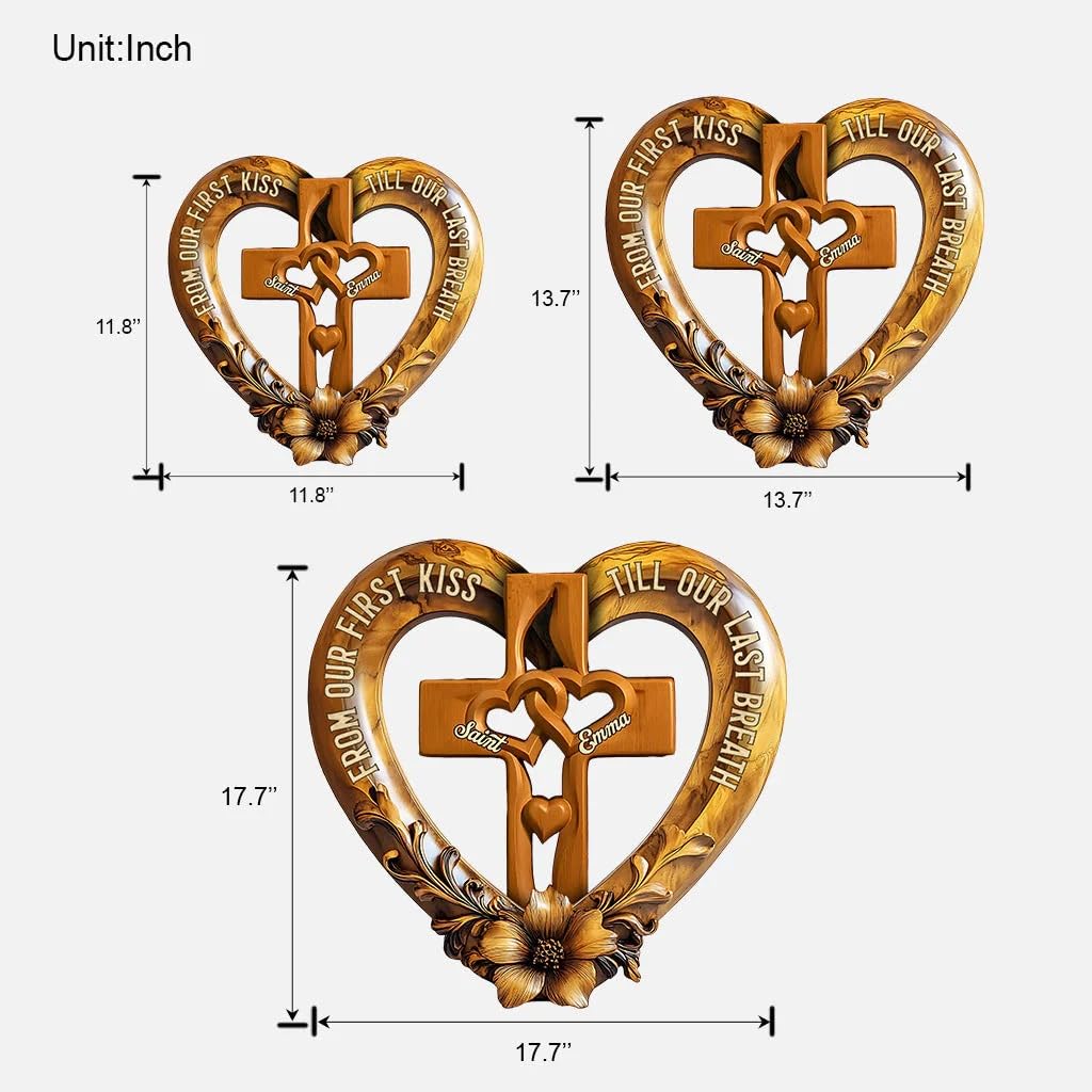 Door wall hanging sign for Christian home decor