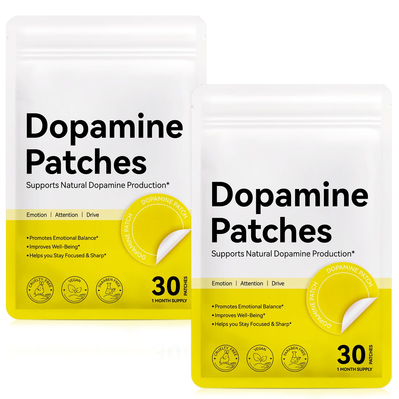 Dopamine Patches product image with 60 patches per pack