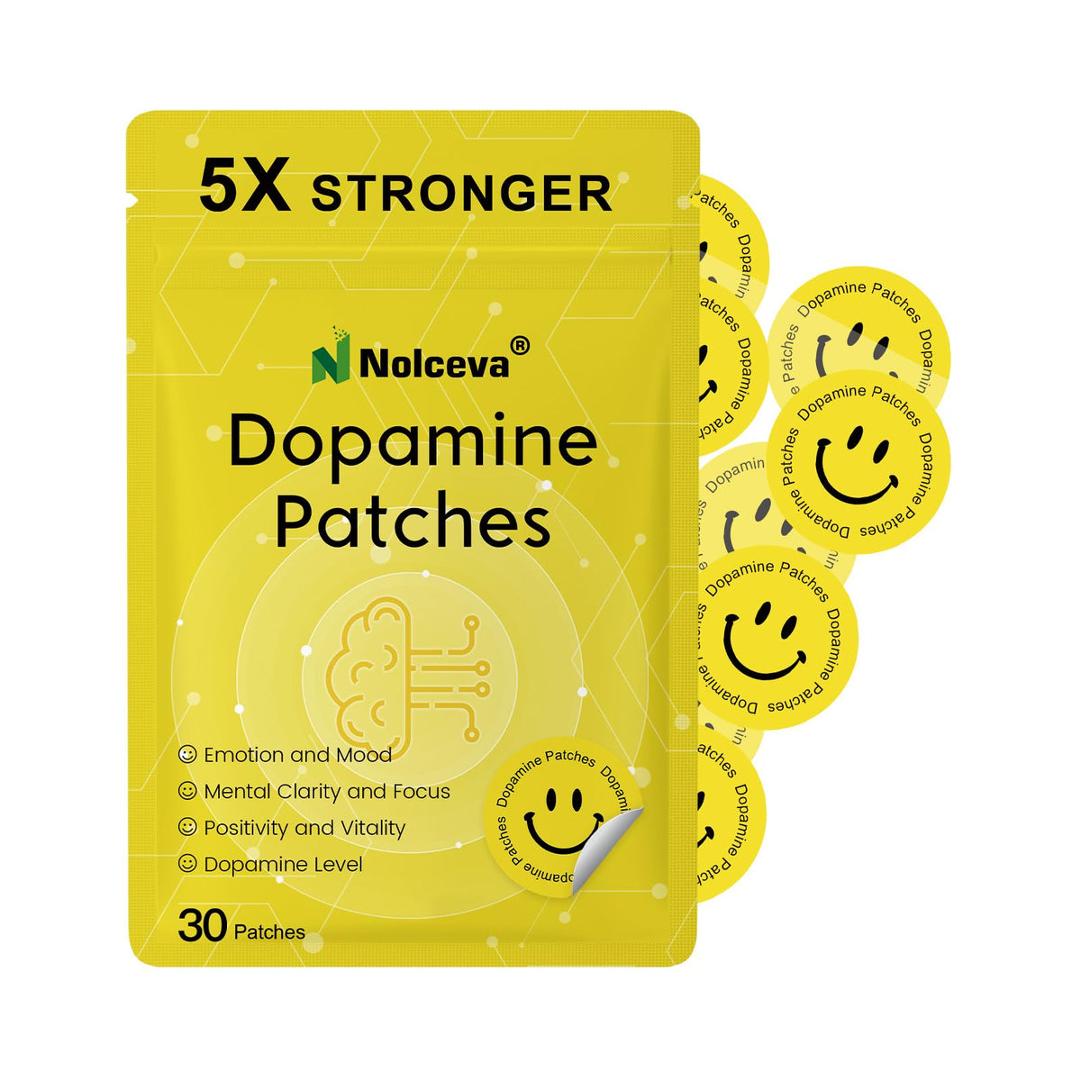 Dopamine Patches for Men & Women box packaging