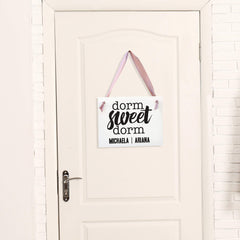 Dorm room decorative sign by Ritzy Rose linen cardstock