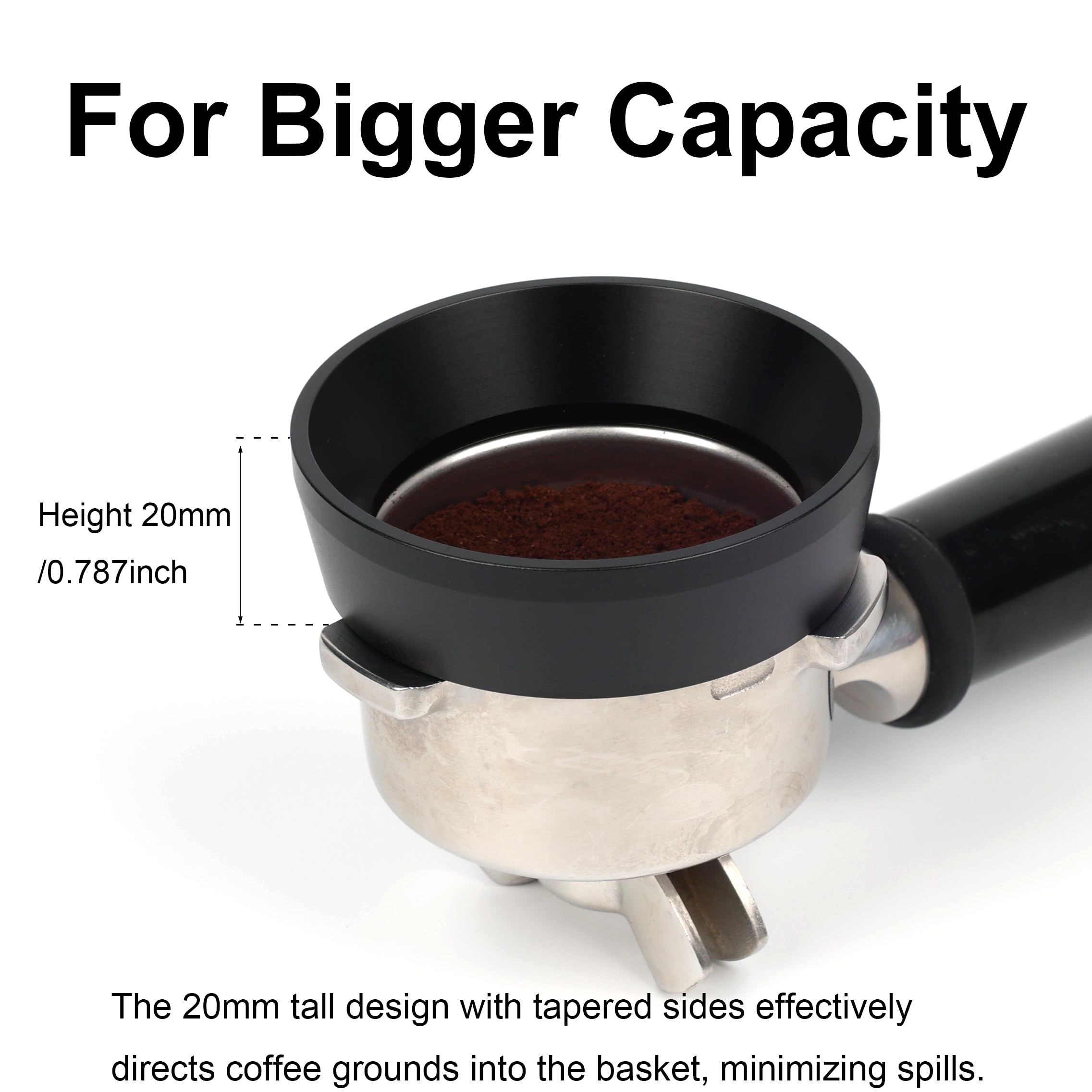 Dosing funnel aluminum alloy 54mm