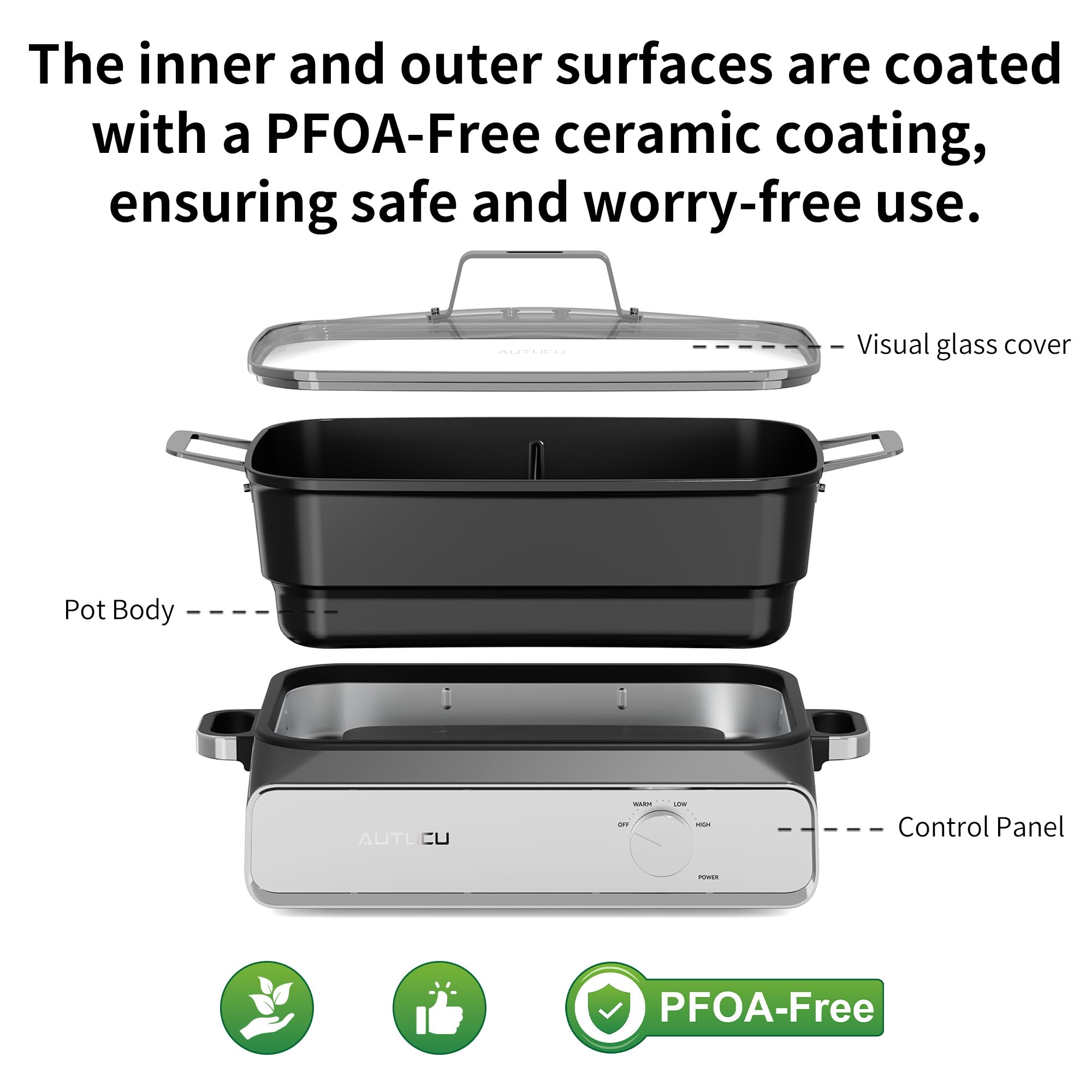 Gift-ready double-box packaging for slow cooker