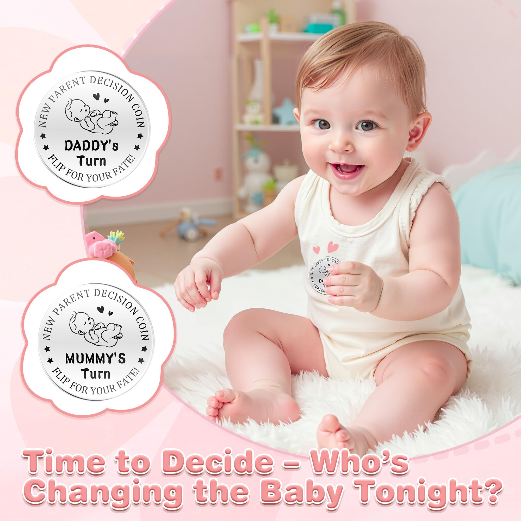 double-sided decision coin for daily choices