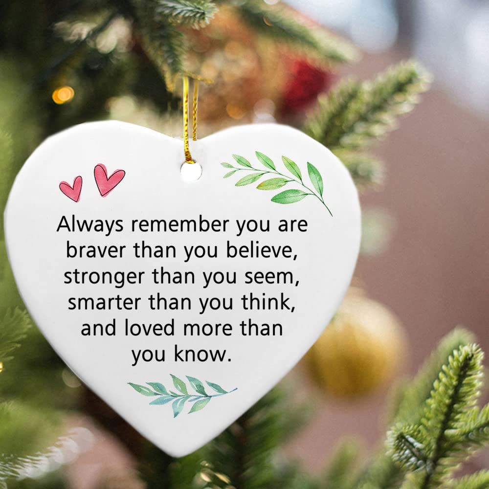 3 inch diameter hanging heart ornament