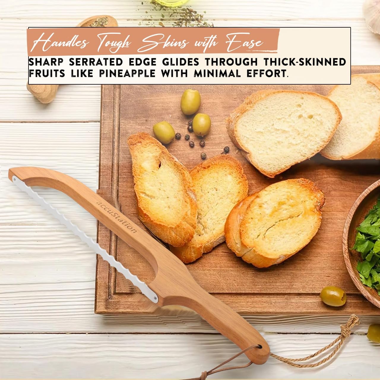 16 inch bread slicer for large loaves alt view