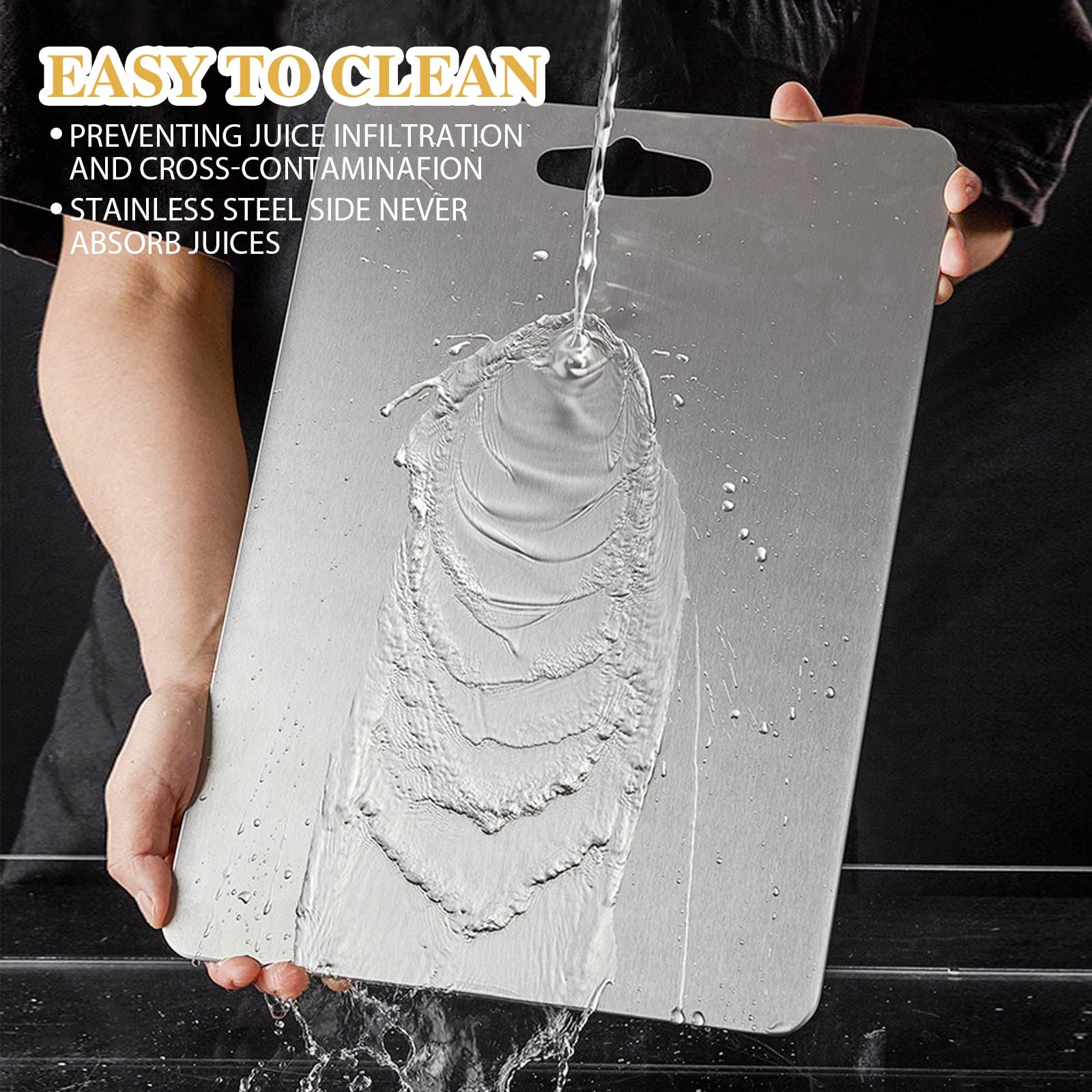 Double sided titanium cutting mat product image
