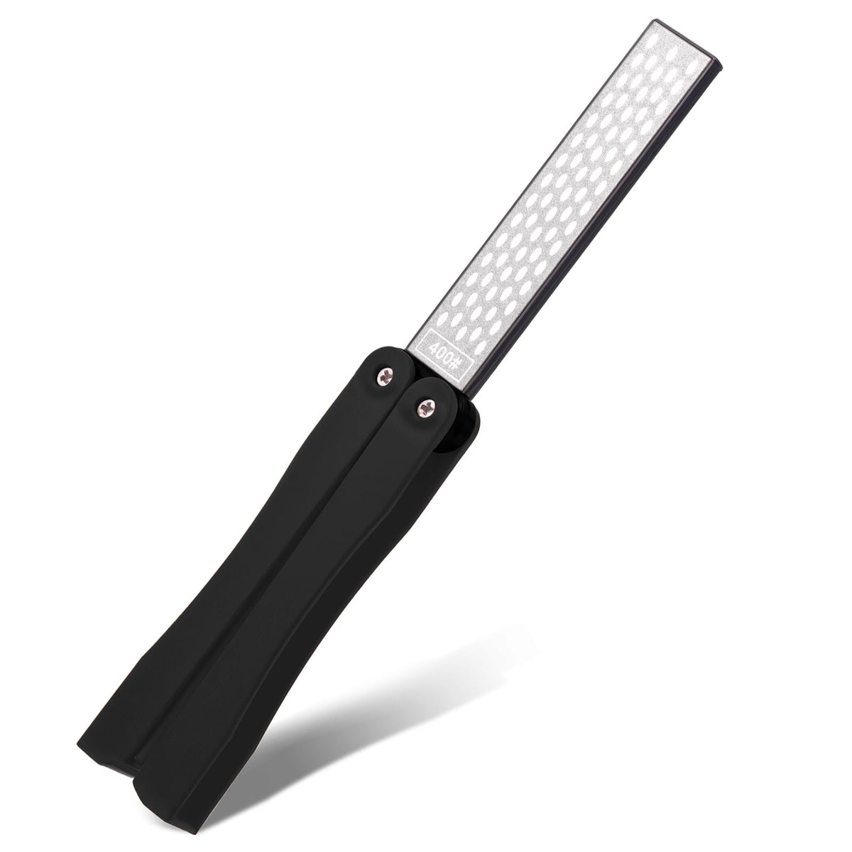 Double Sides Knife Sharpener closed size 5x1.2 inches
