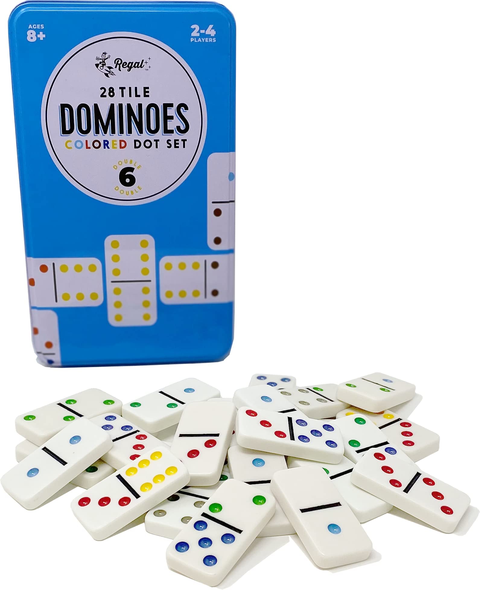 Metal carry case for domino set