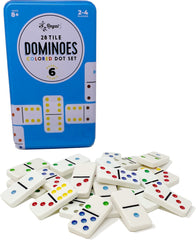 Metal carry case for domino set