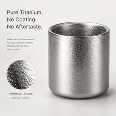Ultralight titanium cup weighs 51g