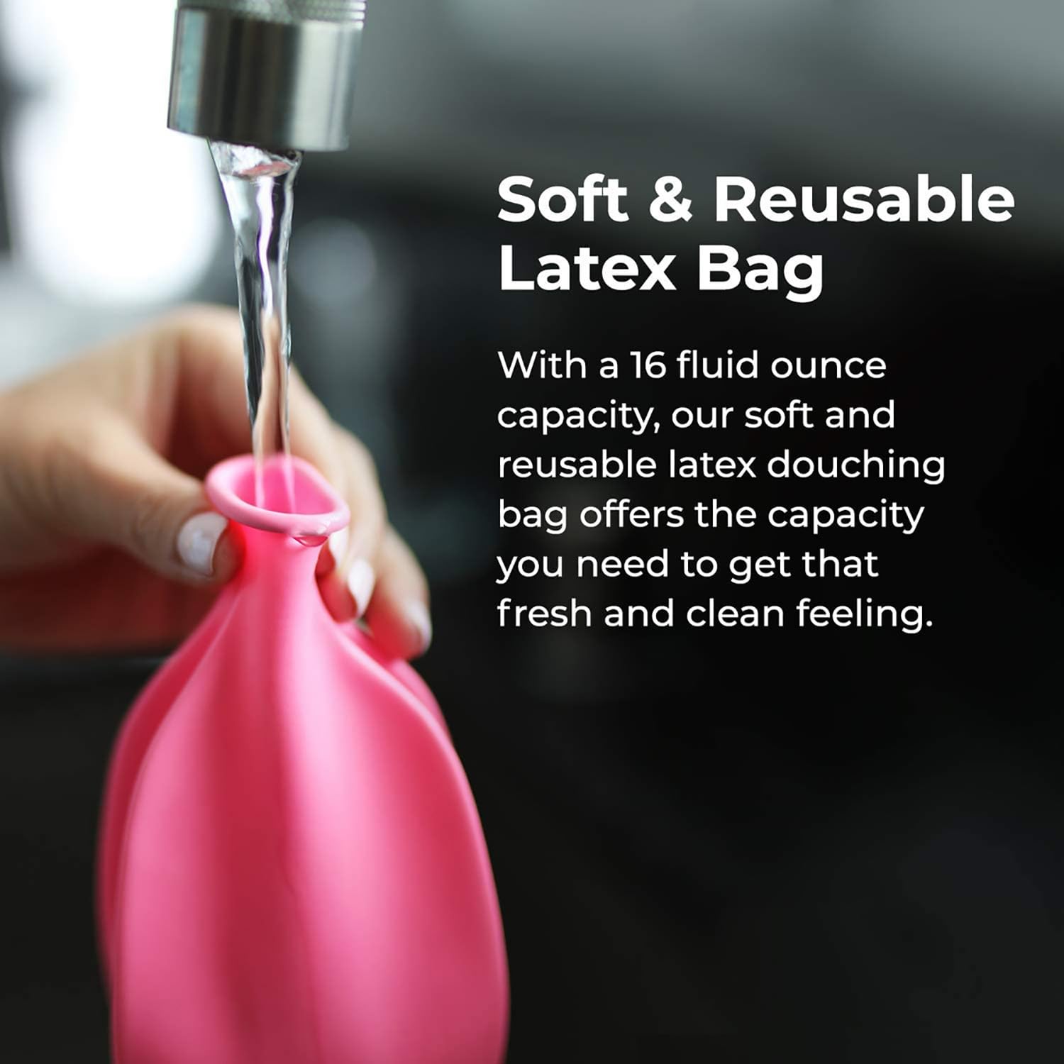 Reusable BPA-Free Douche Kit 16 fl oz bottle