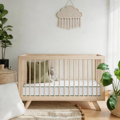 Gel memory foam soft surface on Dourxi crib mattress