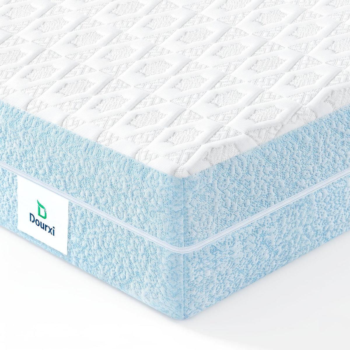 Dourxi crib mattress dual-sided gel memory foam with infant firm side