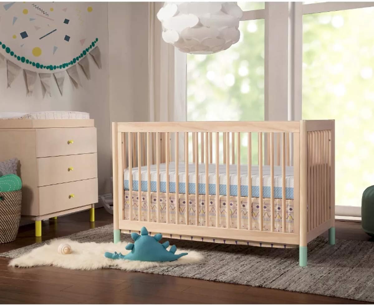 Gel infused memory foam layer in Dourxi crib mattress