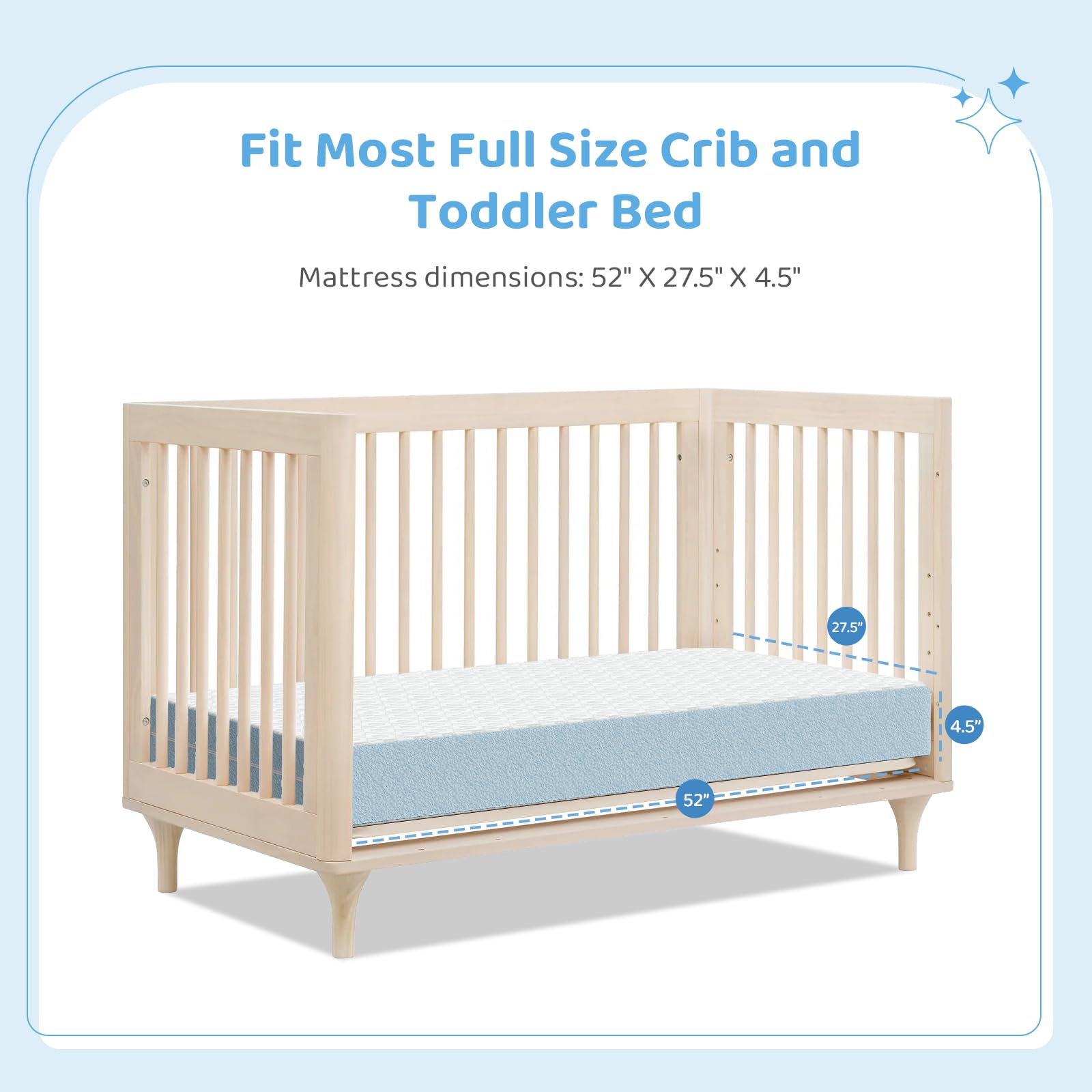 Dourxi crib mattress vacuum-packed packaging