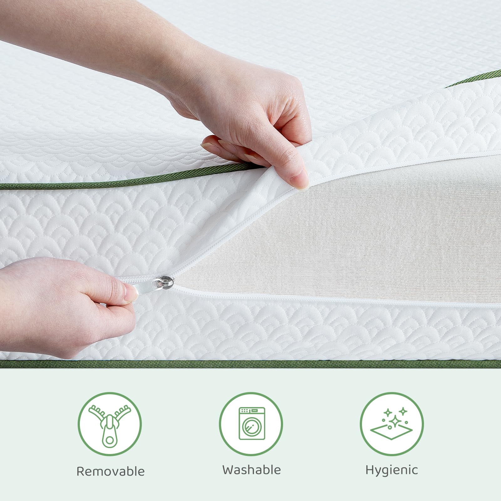 Cooling cover on Dourxi crib mattress