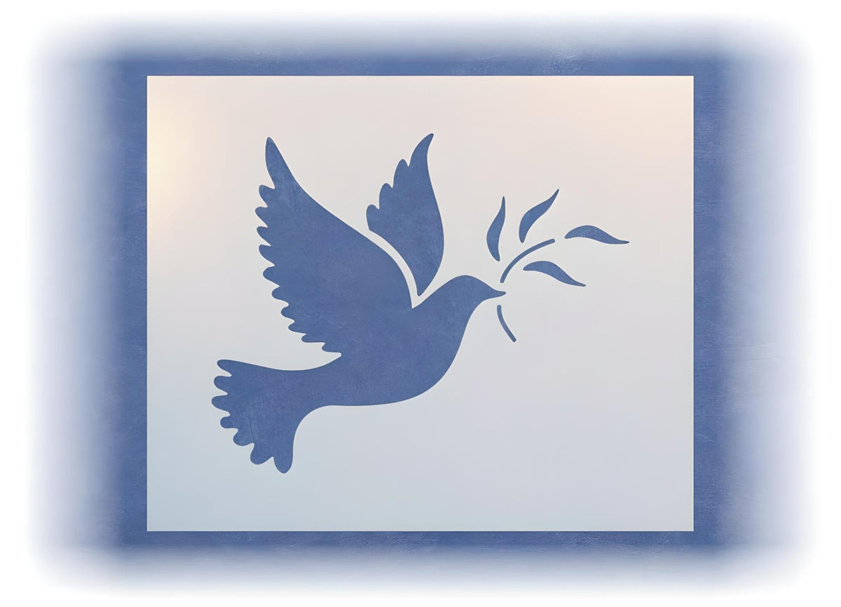Dove stencil template 7x5.6 inches The Artful Stencil for crafts