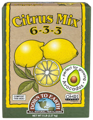 Down To Earth citrus mix 6-3-3 5 lb