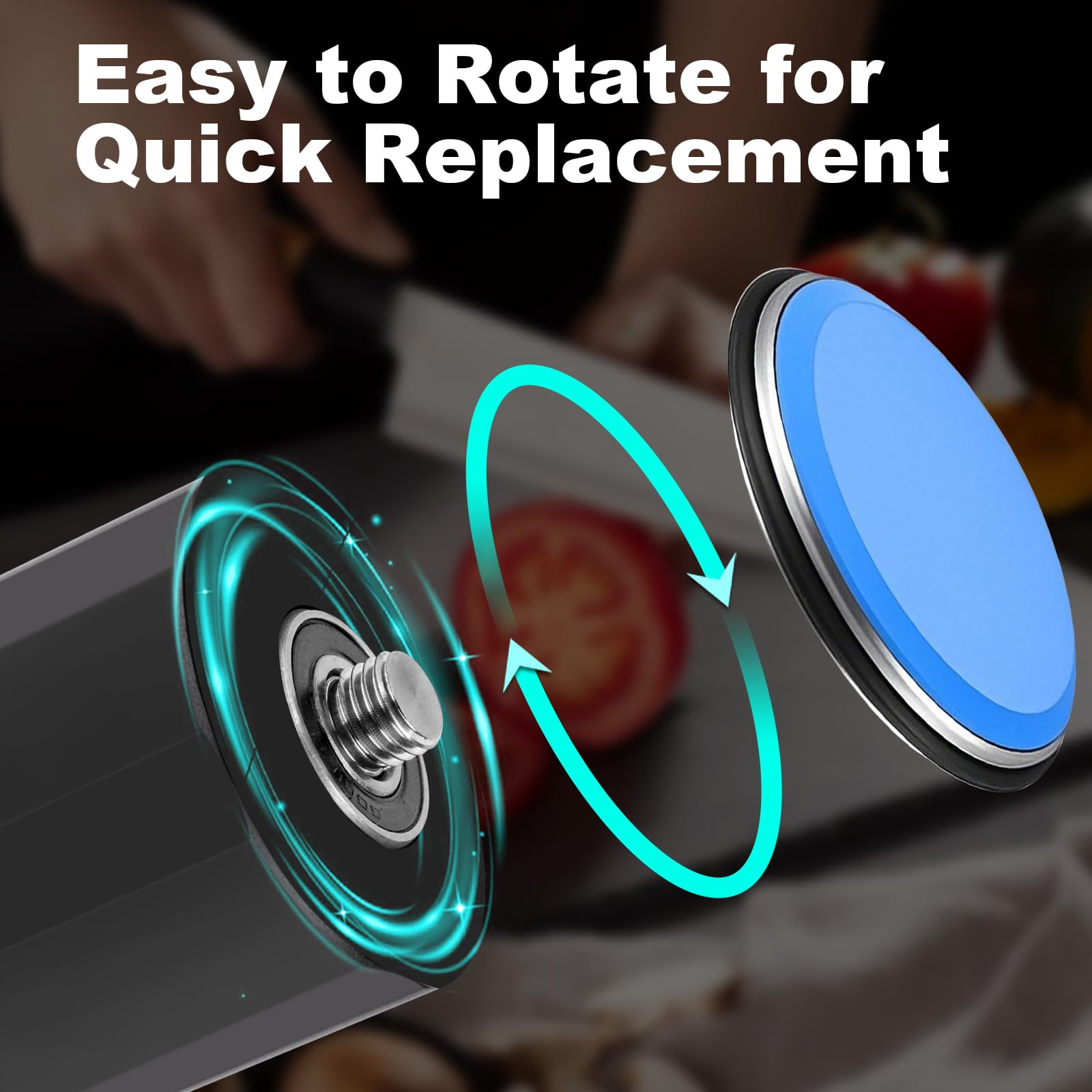 DOWOX Longer Rolling Knife Sharpener compatible discs