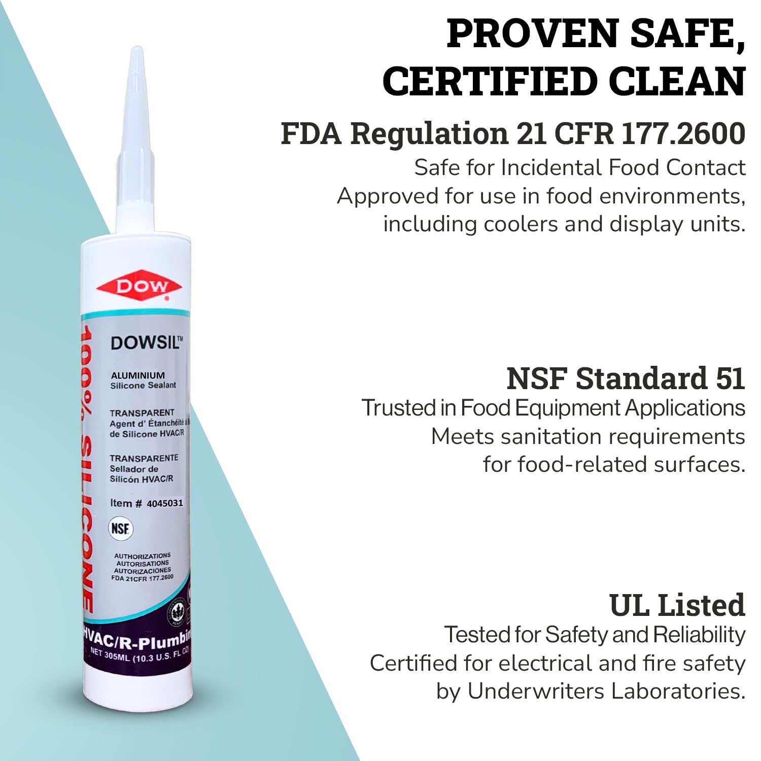 Cured silicone rubber seal remains flexible and watertight