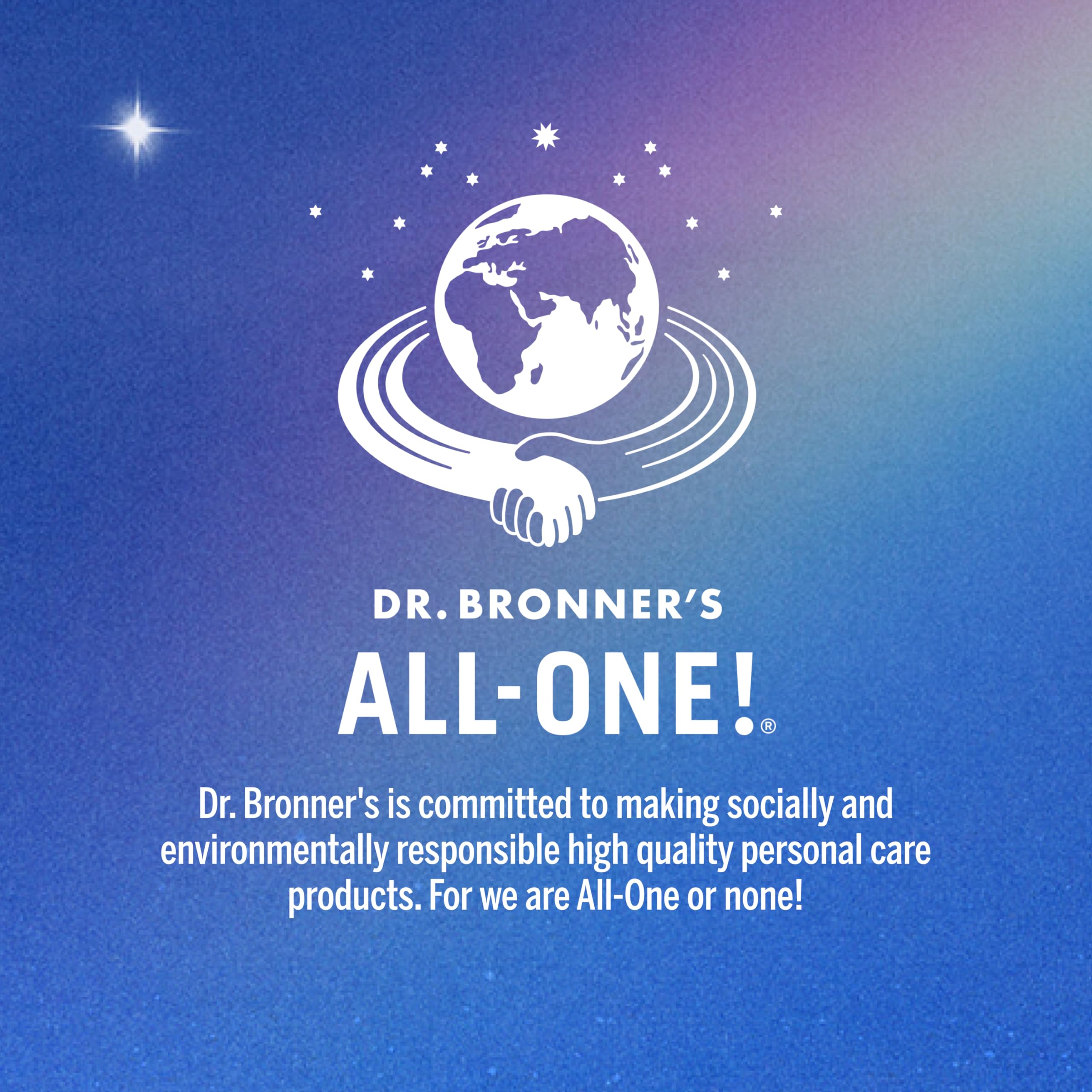 Versatile 32oz Dr. Bronner's Pure-Castile Pride Soap for multiple uses