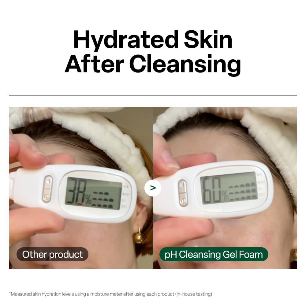 pH balanced cleansing effect for normal oily combination sensitive skin
