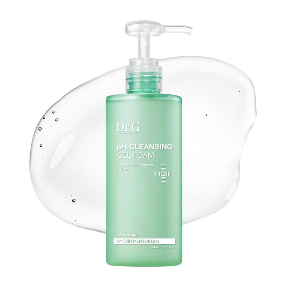 Dr.G pH cleansing gel foaming facial cleanser bottle 6.76 fl oz
