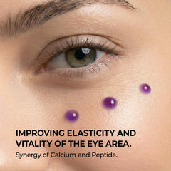 Dr.Melaxin Calcium Bonding Eye Cream peptides feature label