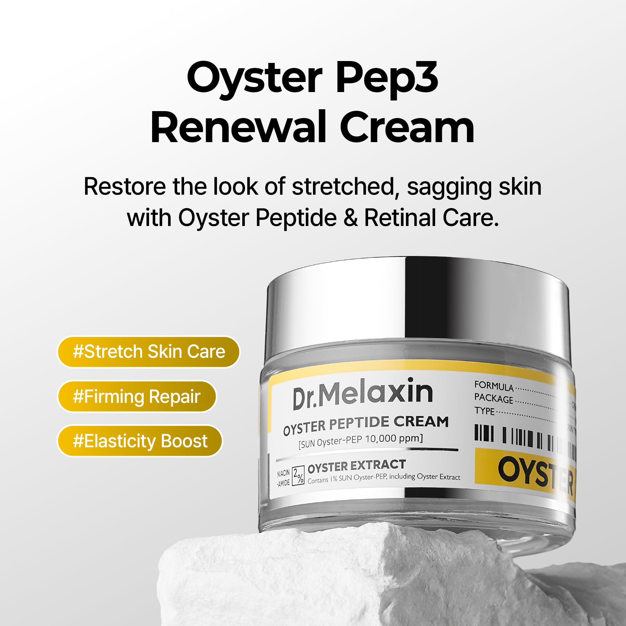 Oyster Pep3 Renewal Cream for body and face care 50ml
