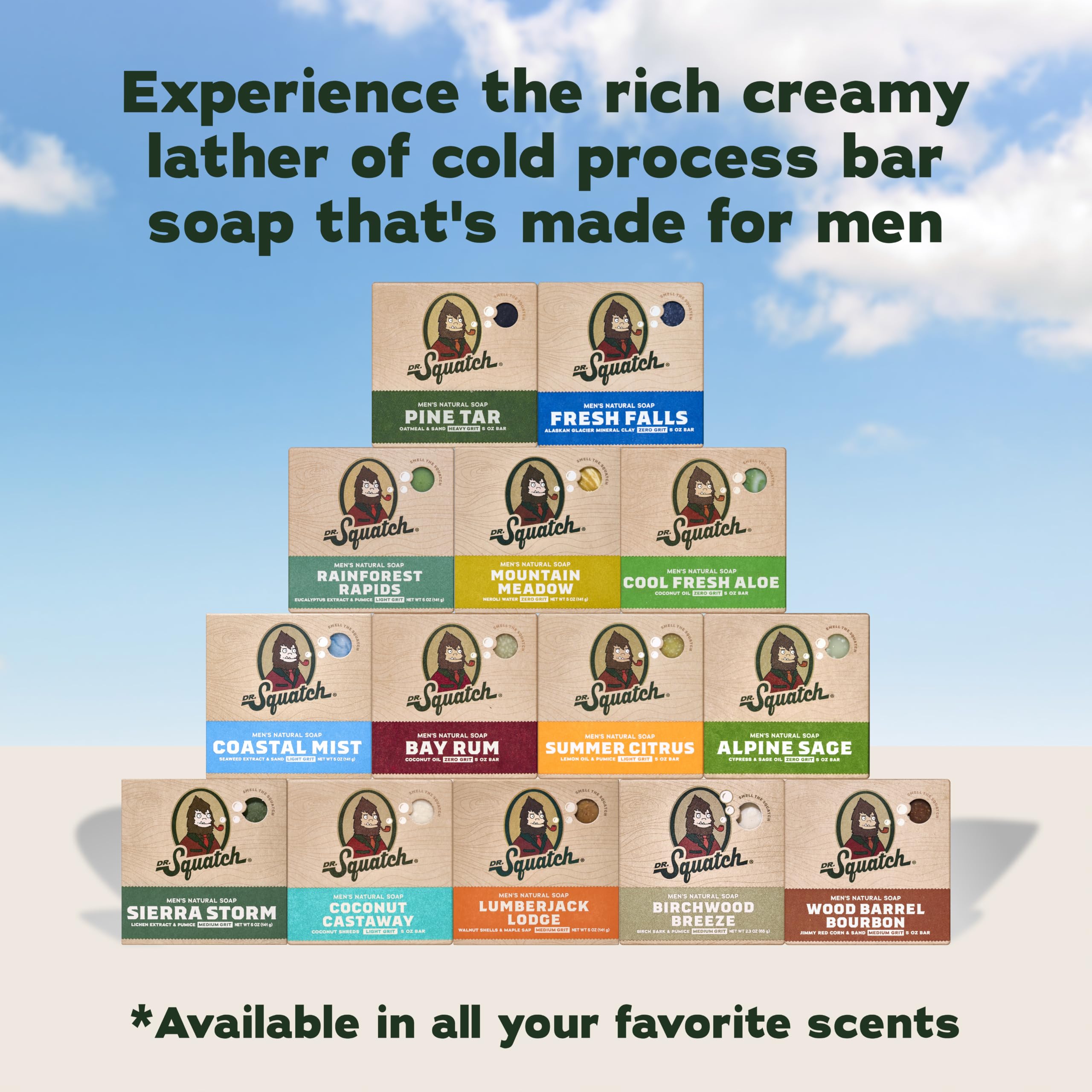 dr squatch body soap bar packaging front