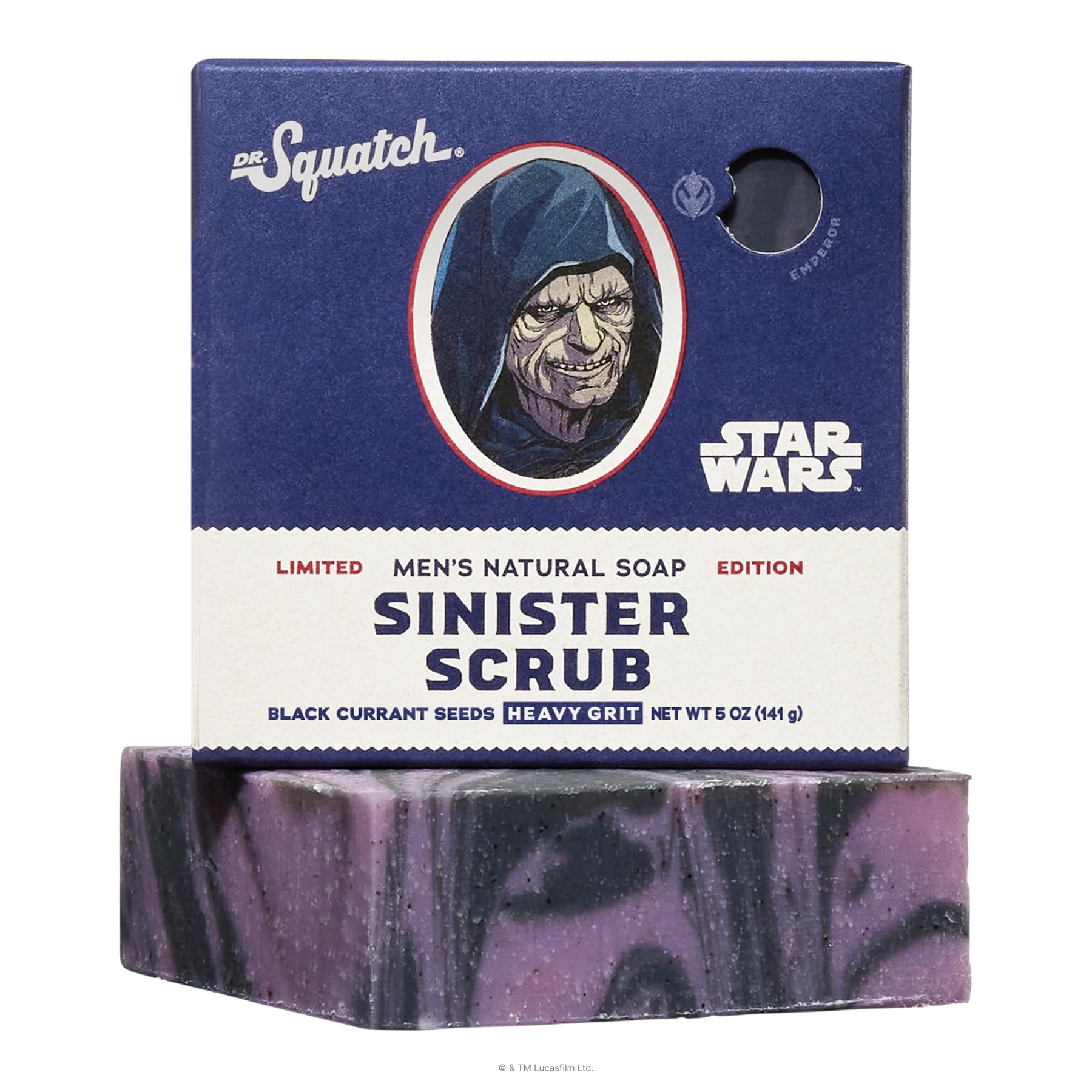 Dr. Squatch Star Wars soap 5oz packaging