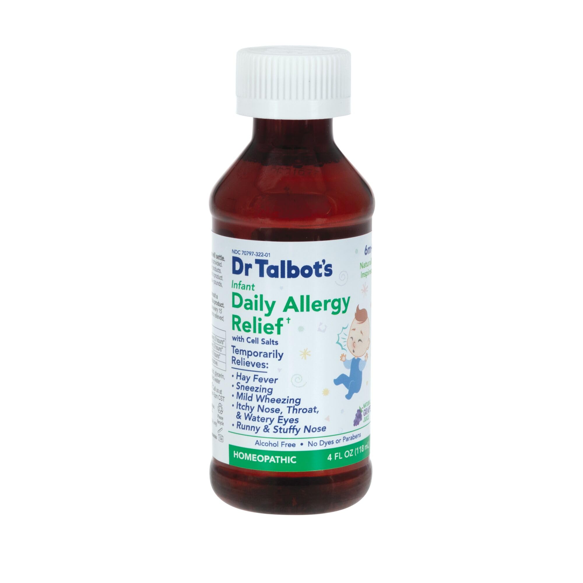 4 oz bottle suitable for 6 months and up