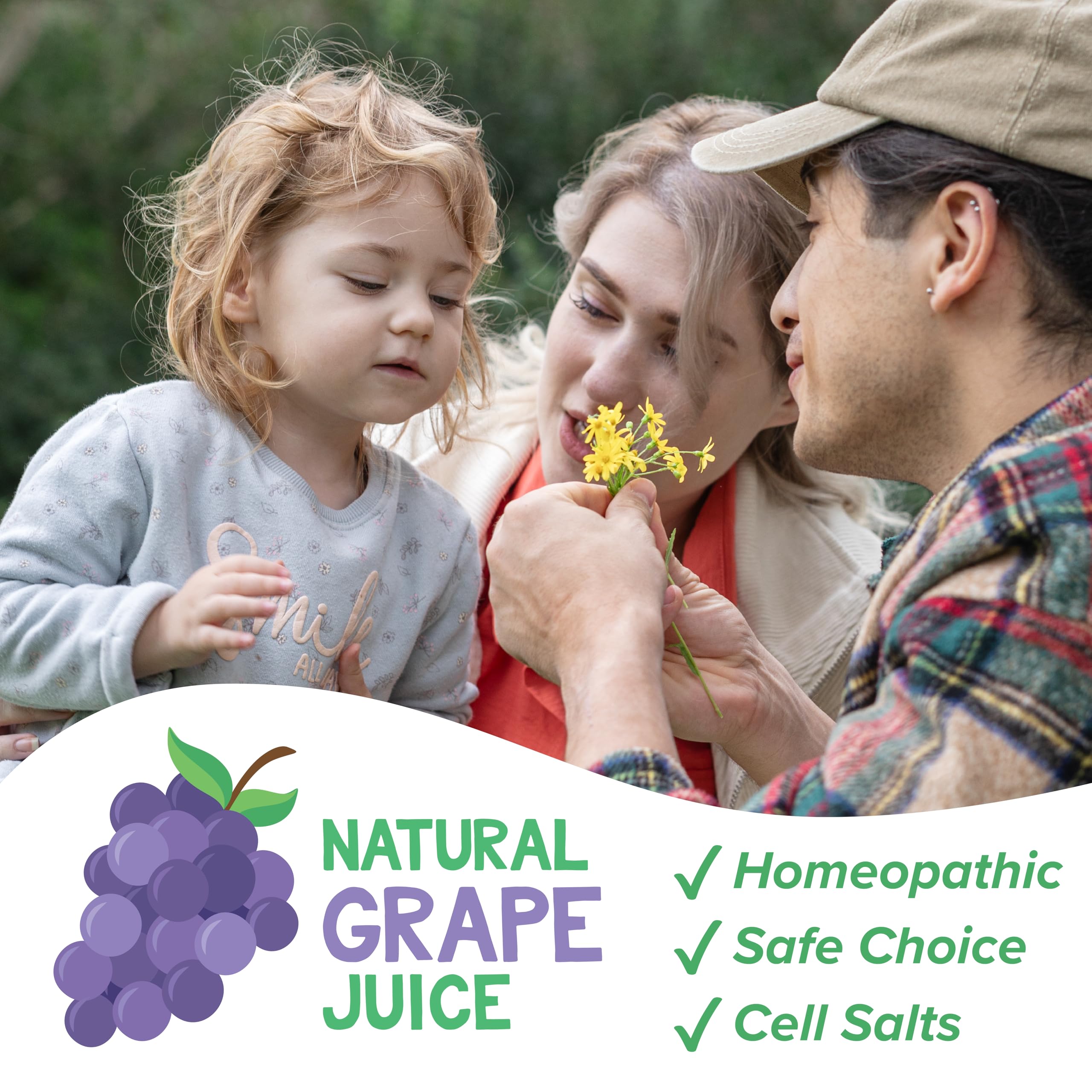 Alcohol-free dye-free parabens-free formula for infants