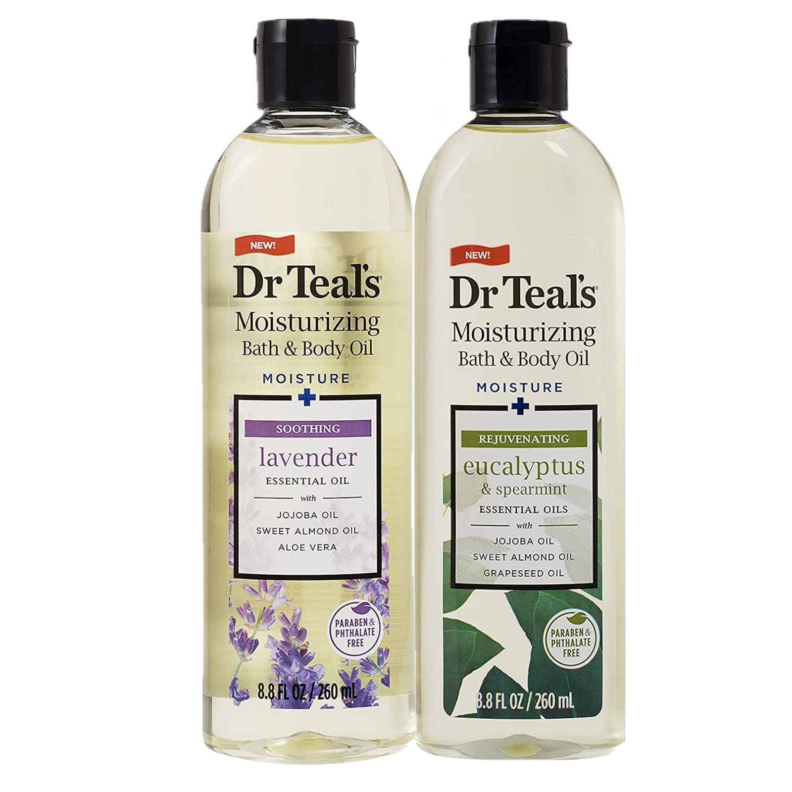 Dr Teals Lavender Bath Body Oil 8.8oz bottle
