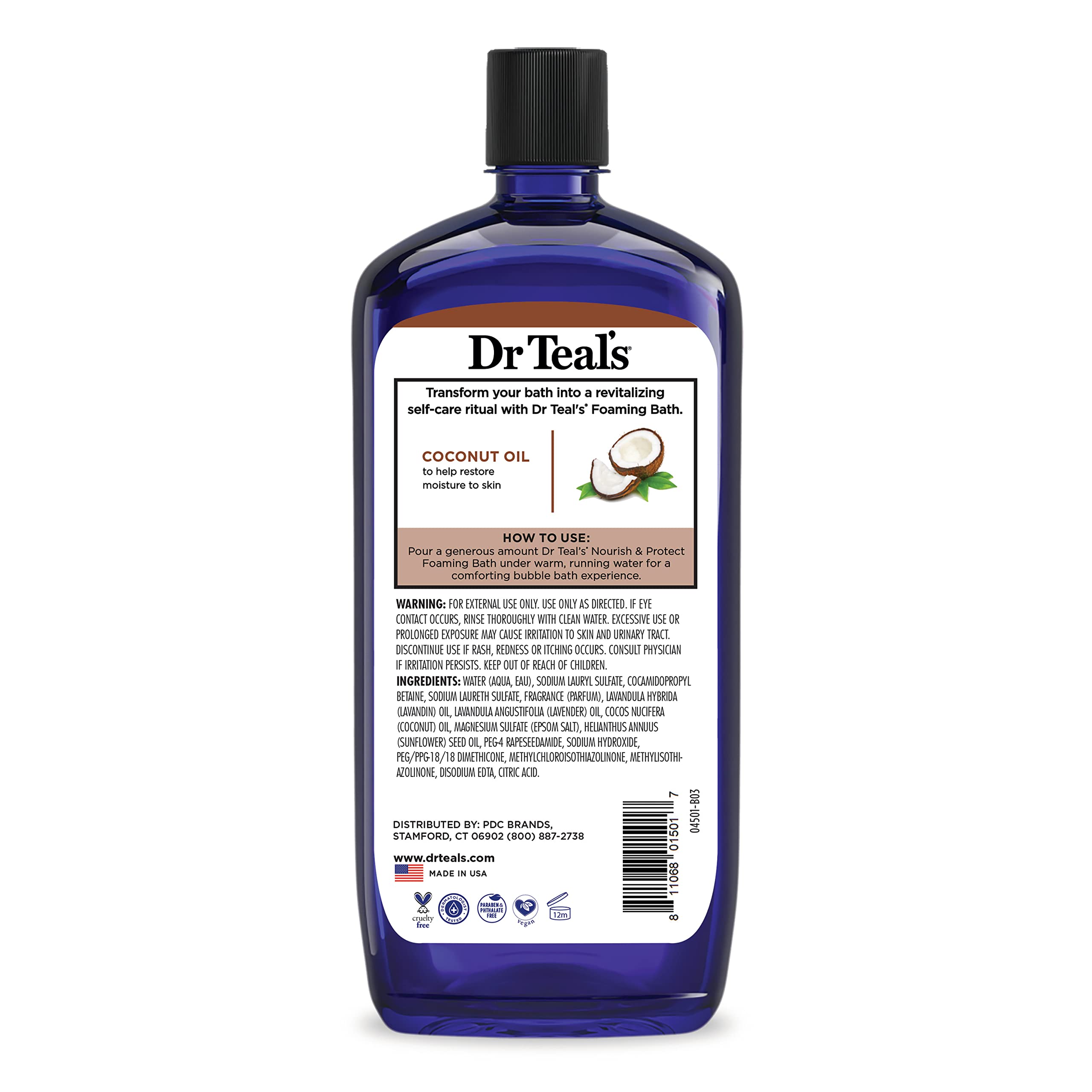 Magnesium sulfate epsom salt indicated on bottle