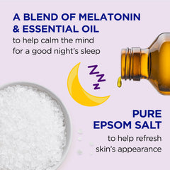 Box indicating 2 lbs Pack of 3 Dr Teal's Kids Gentle Epsom Salt Sleep Soak