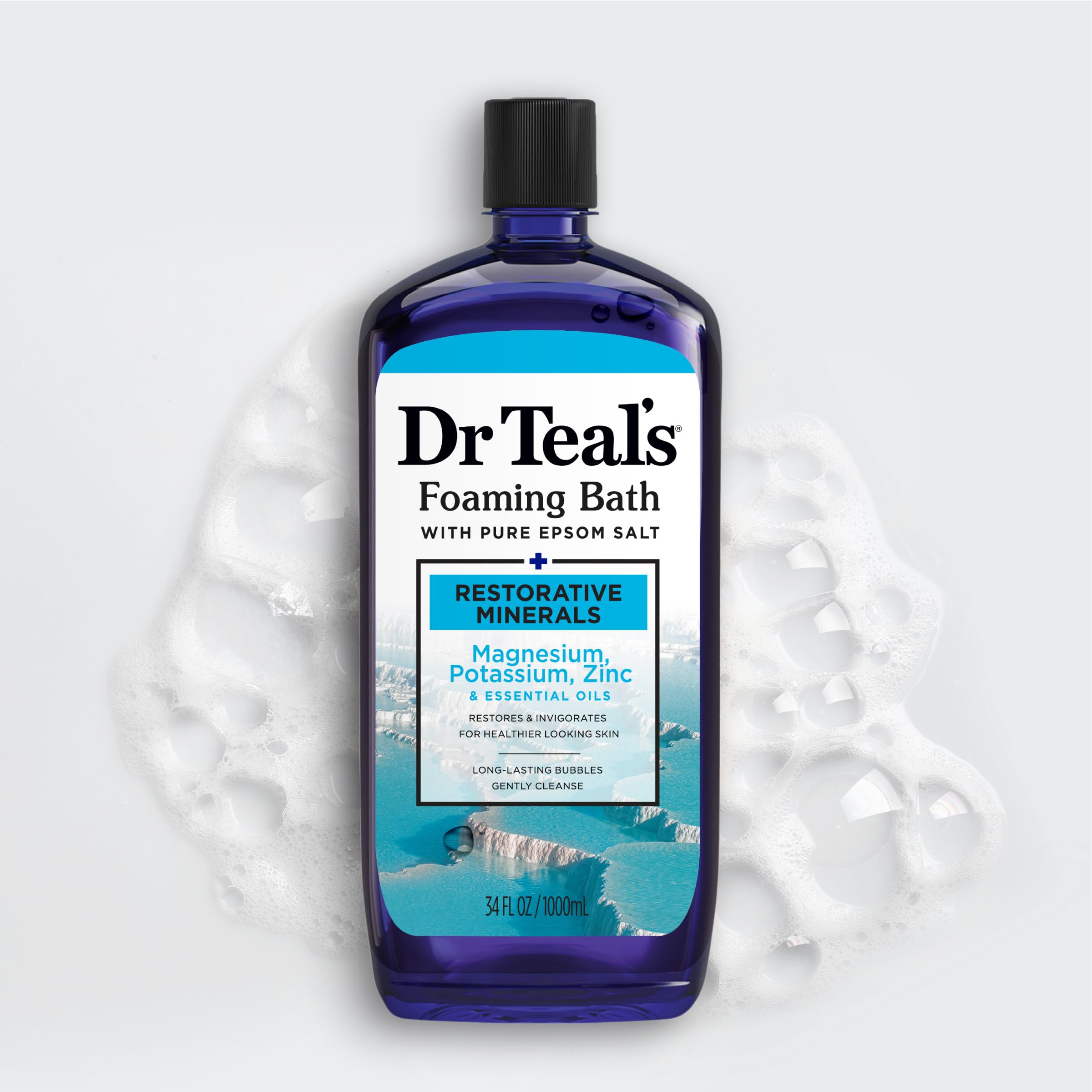 Magnesium sulfate base for refreshing skin
