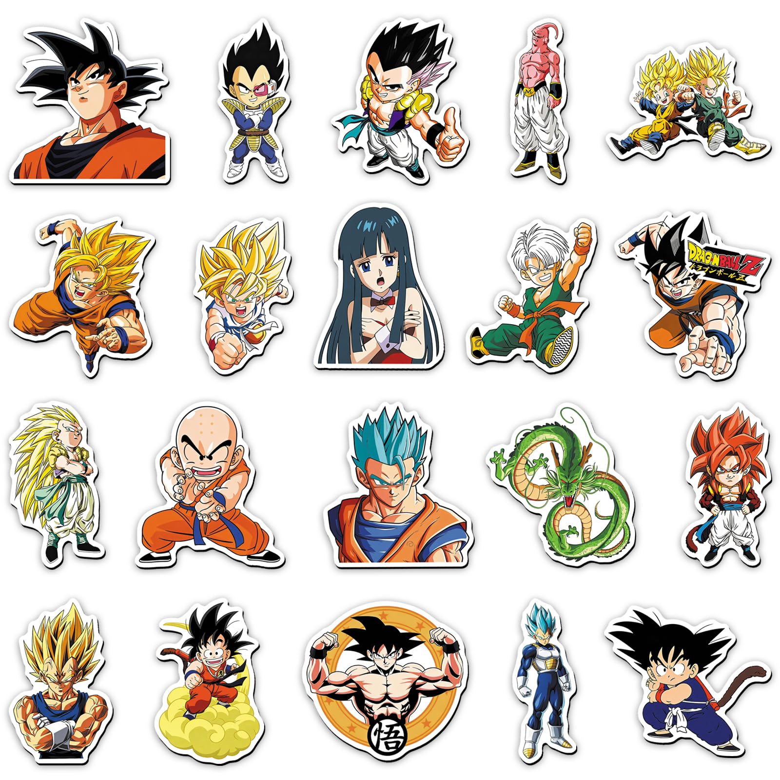 Dragon Ball Fridge Magnets Set 20 pieces assorted designs