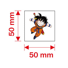 Waterproof non-toxic Dragon Ball tattoos for kids