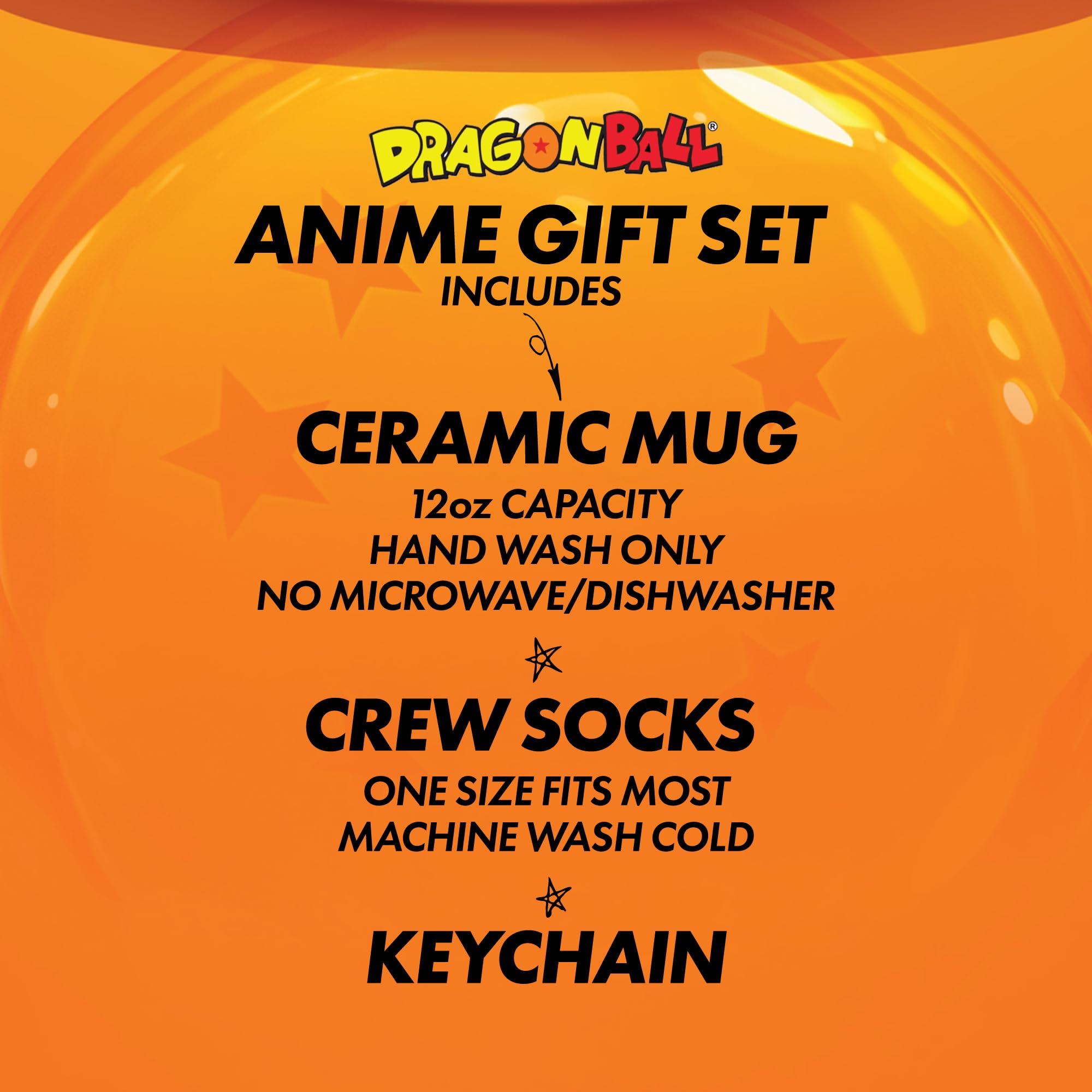 Dragon Ball Z 3-piece gift set multicolor arrangement